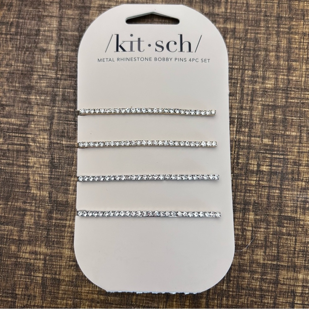 Kitsch Rhinestone Hair Pins